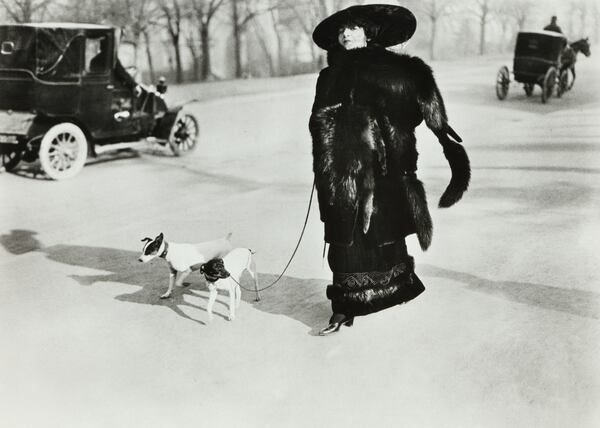 Jacques Henri Lartigue's "Paris, January 15, 1911 — Avenue Du Bois De Boulogne" (1911). Photo: Courtesy of High Museum