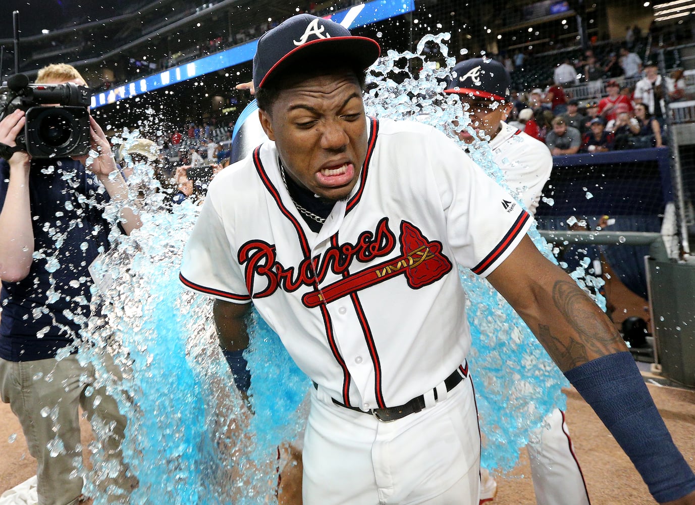 Photos: Two more home runs for Ronald Acuna