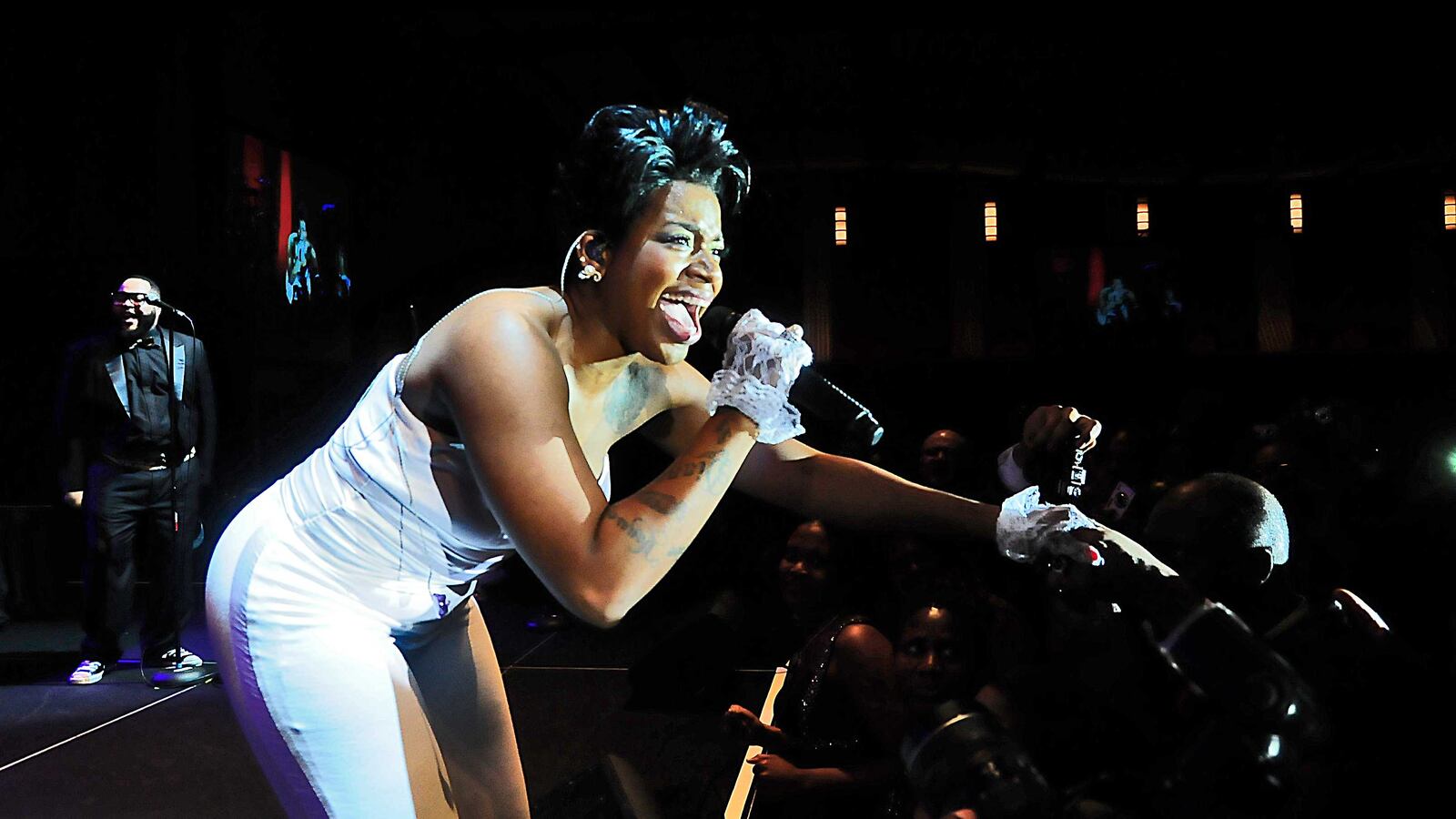 Singer Fantasia entertains the crowd at the Mayor's Masked Ball in 2010. Photo credit: Raymond Hagans