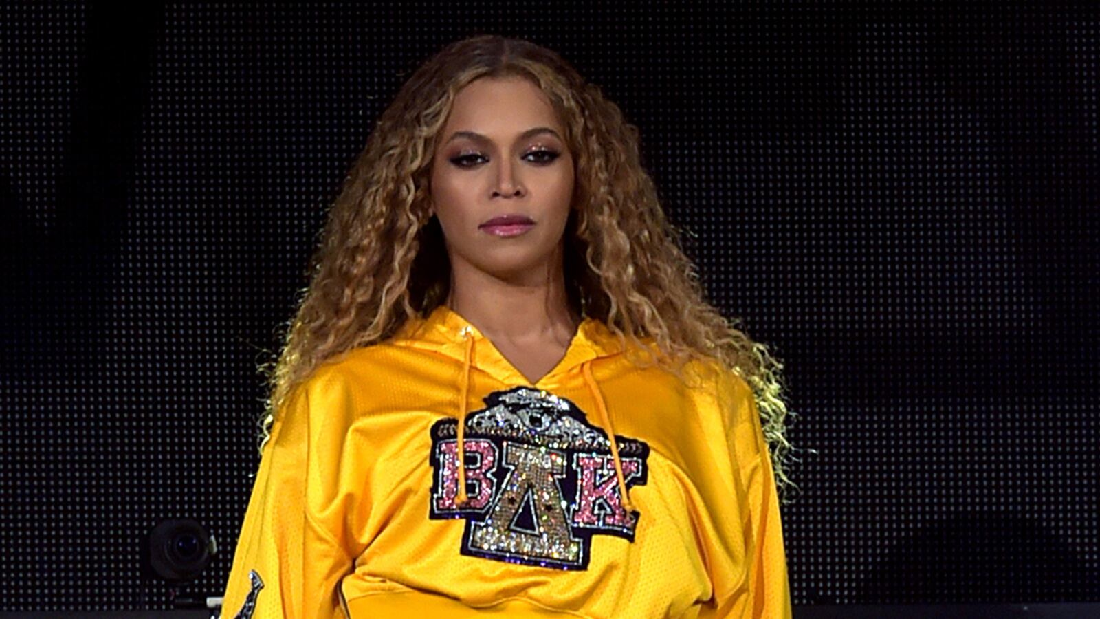 INDIO, CA - APRIL 14:  Beyonce Knowles performs onstage during 2018 Coachella Valley Music And Arts Festival Weekend 1 at the Empire Polo Field on April 14, 2018 in Indio, California.  (Photo by Kevin Winter/Getty Images for Coachella)