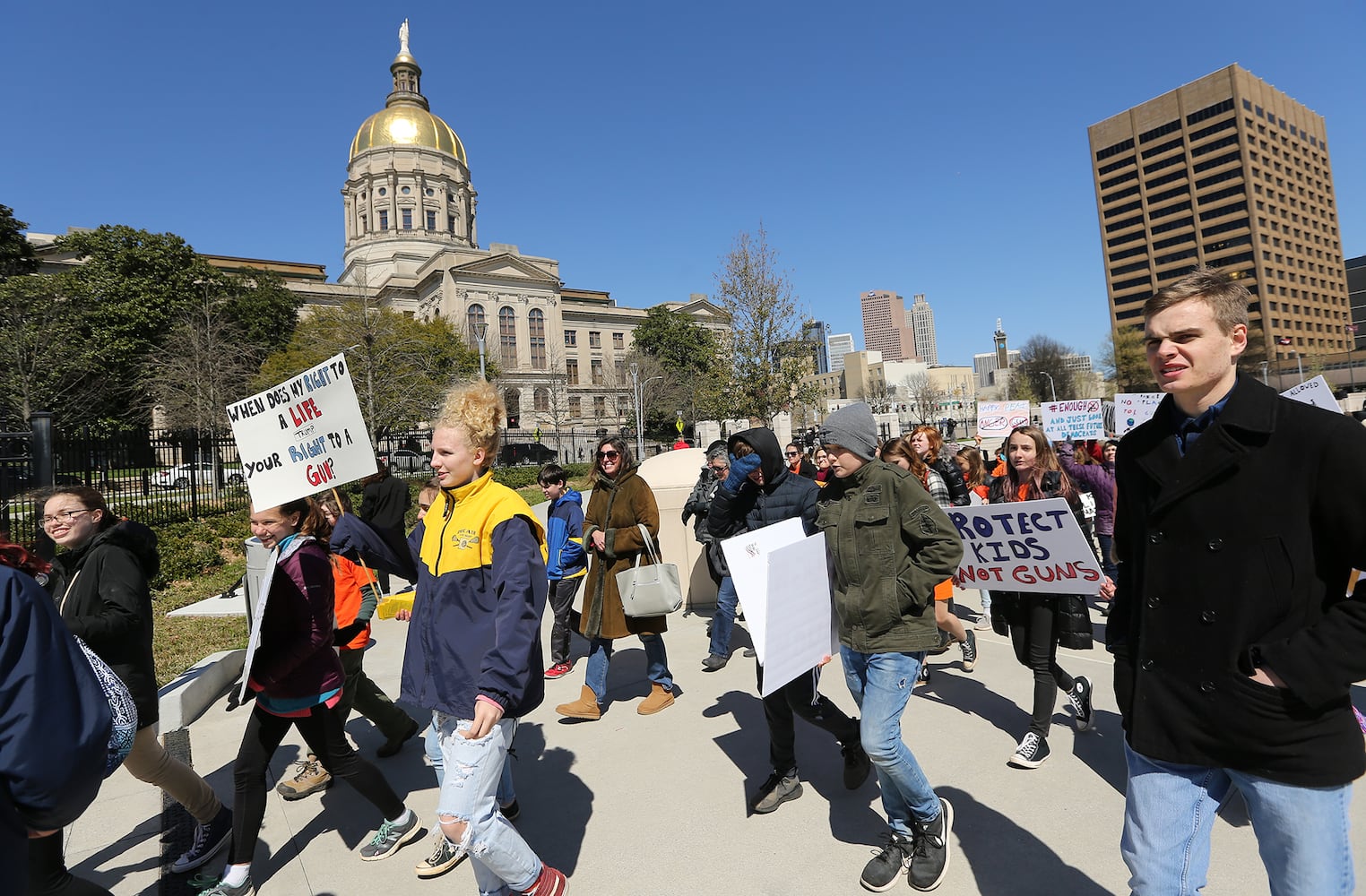 National School Walkout: Metro Atlanta students protest gun violence