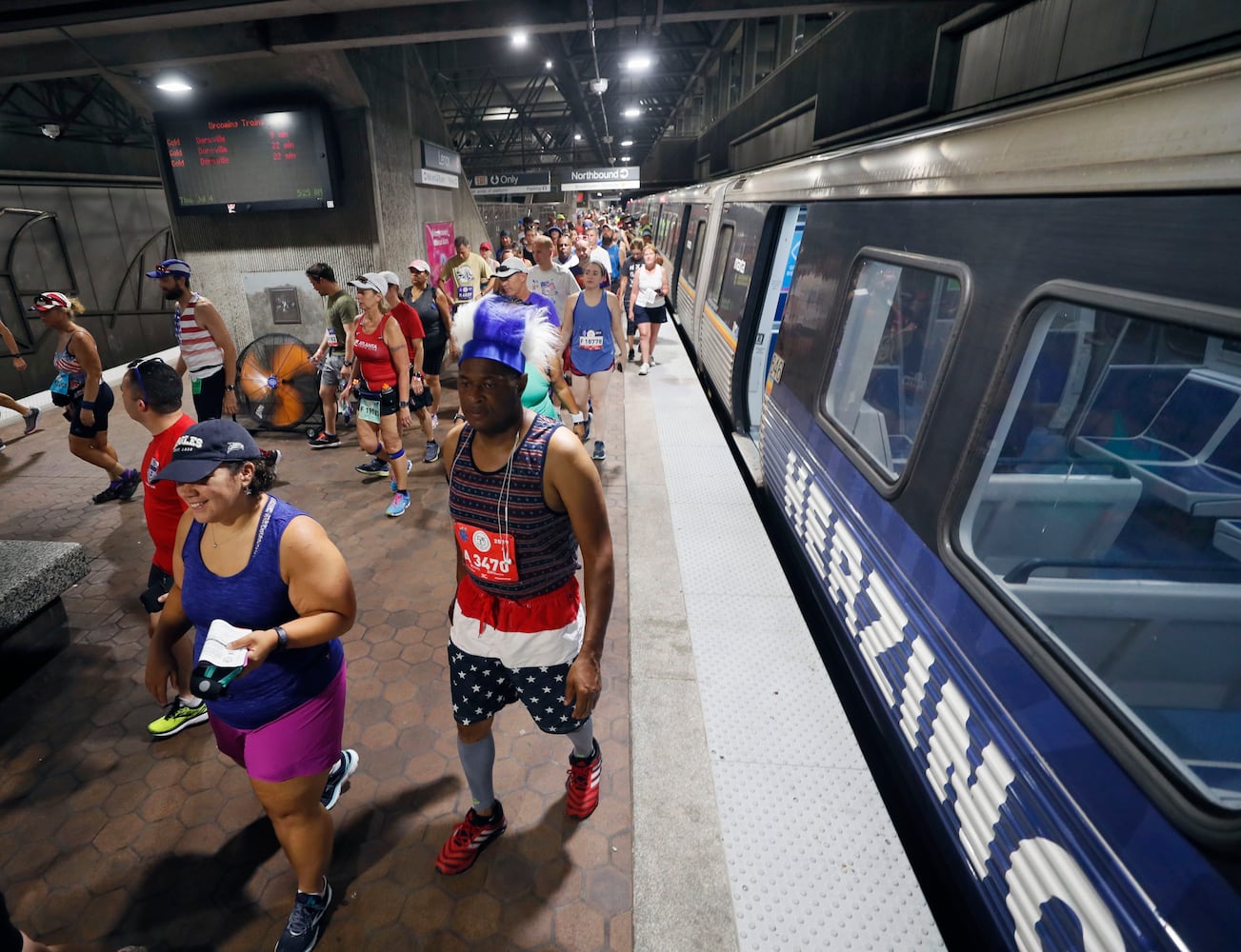 PHOTOS: Scenes at 2019 AJC Peachtree Road Race