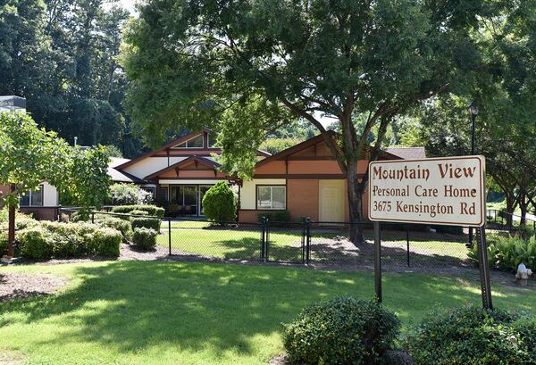 Mountain View Personal Care Home at 3675 Kensington Road in Decatur. (Hyosub Shin / Hyosub.Shin@ajc.com)