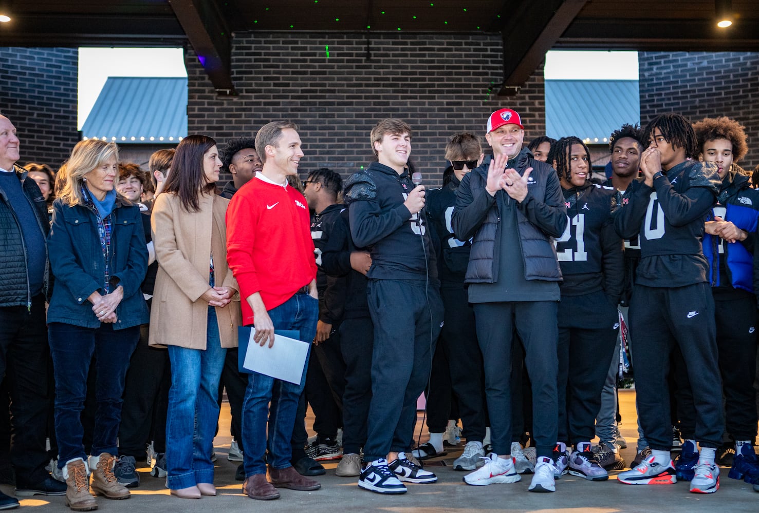 Milton High School football champs parade and celebration