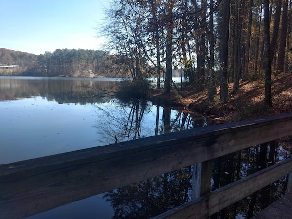 Fort Yargo State Park is set on a 260-acre lake with areas for swimming, boating and fishing. (Brian O'Shea / AJC)