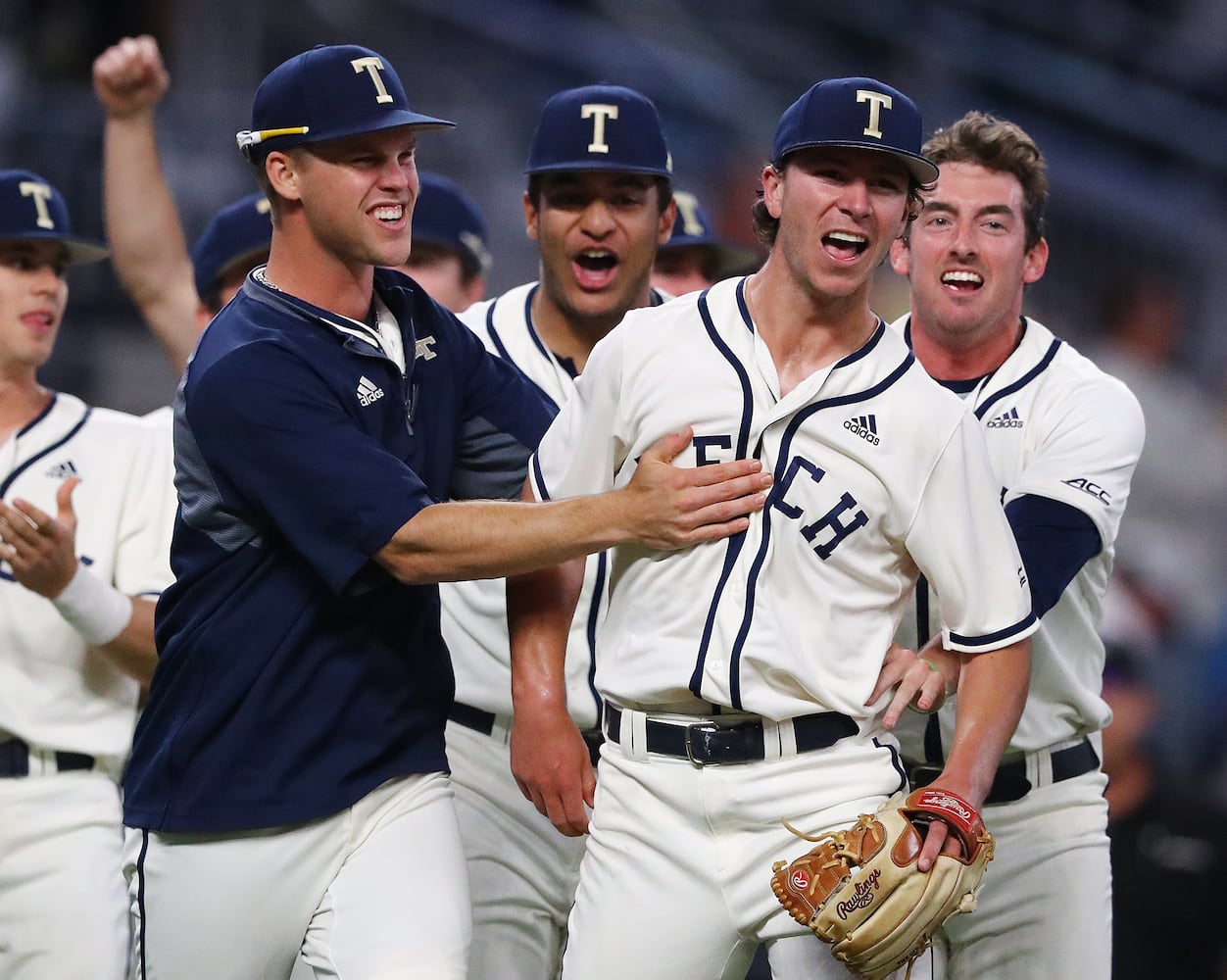 Photos: Tech edges Georgia in baseball at SunTrust Park