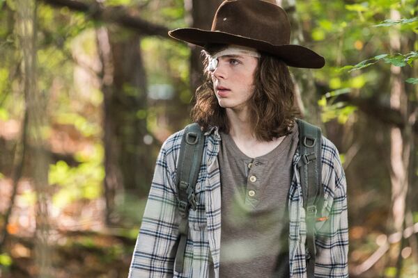  Chandler Riggs as Carl Grimes - The Walking Dead _ Season 8, Episode 6 - Photo Credit: Jackson Lee Davis/AMC