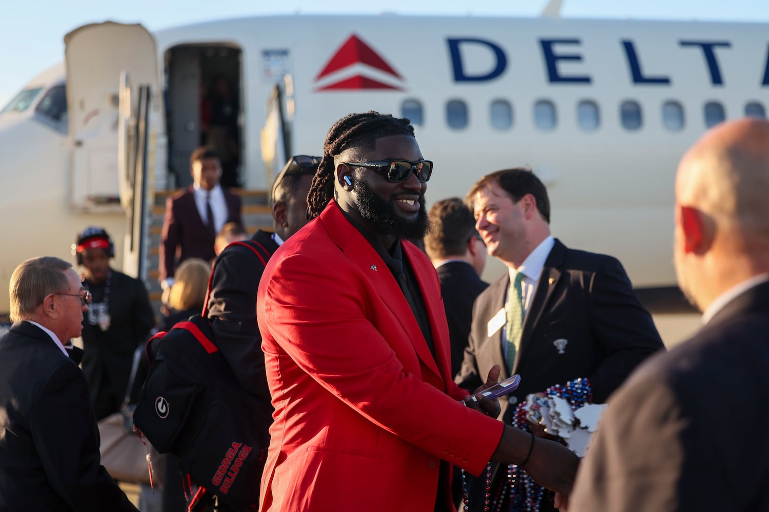 122924 sugar bowl uga arrival