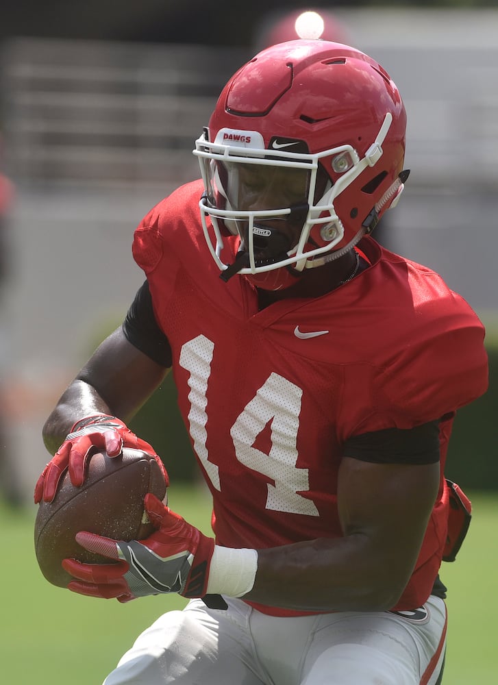 Photos: Bulldogs working hard even on Fan Day