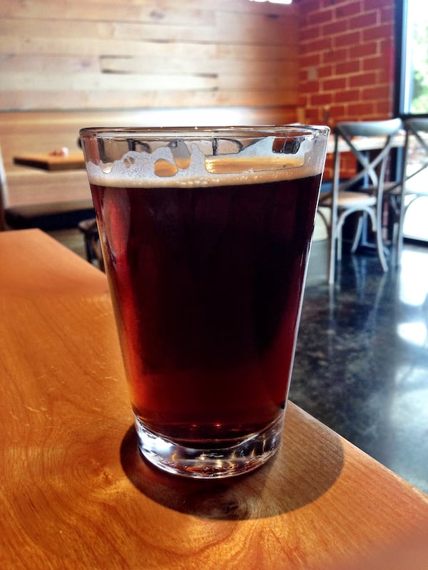 Hopstix brewmaster Andy Tan produces classic, balanced craft brews like this B.C. Brown. CONTRIBUTED BY WYATT WILLIAMS