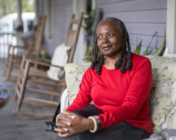 Brunswick resident Anita Collins leads a neighborhood planning group for the area around the old Hercules factory. Collins grew up a few blocks from the now-shuttered plant that produced the toxic pesticide toxaphene. (AJC Photo/Stephen B. Morton)