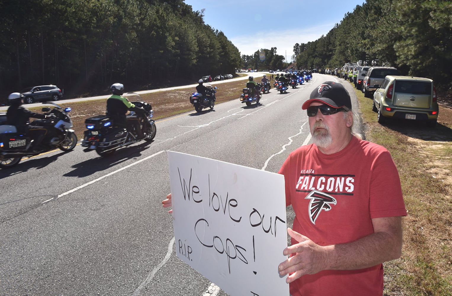 Photos: Gwinnett Officer Antwan Toney funeral procession