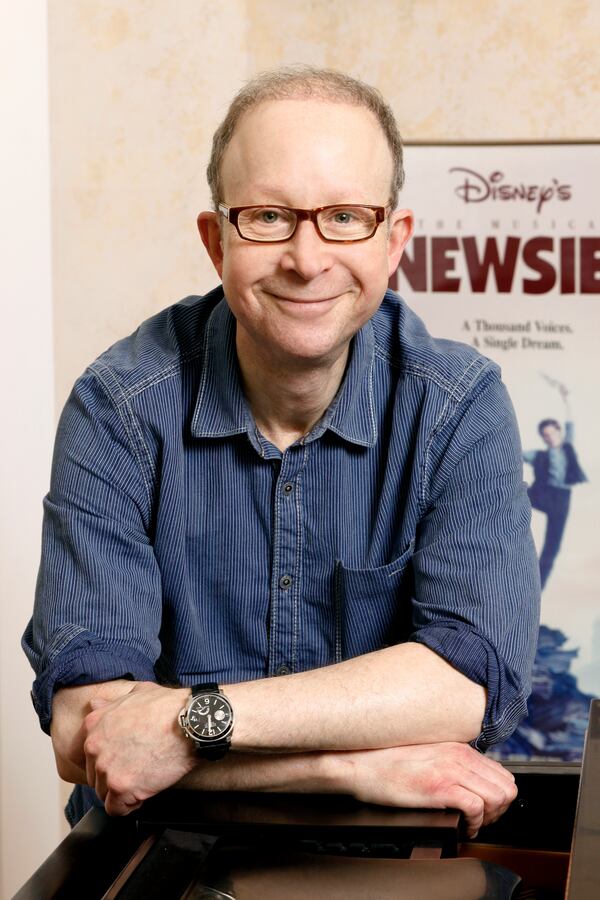 Jack Feldman (pictured) wrote the lyrics to the Tony Award-winning score for "Newsies" along with Alan Menken.