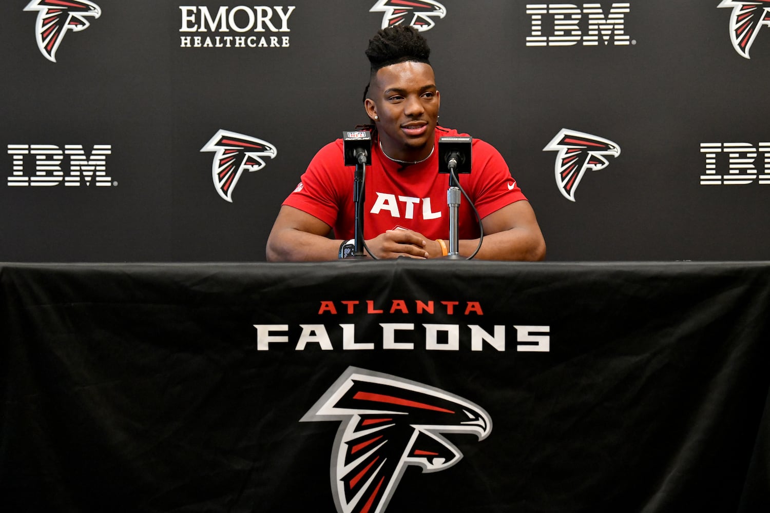 Falcons first-round draft pick Bijan Robinson