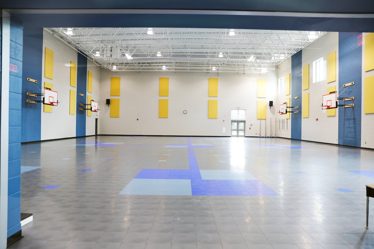 Views of the gymnasium at Eastvalley Elementary School in Marietta shown on Monday, Oct. 16, 2023. (Natrice Miller/ Natrice.miller@ajc.com)