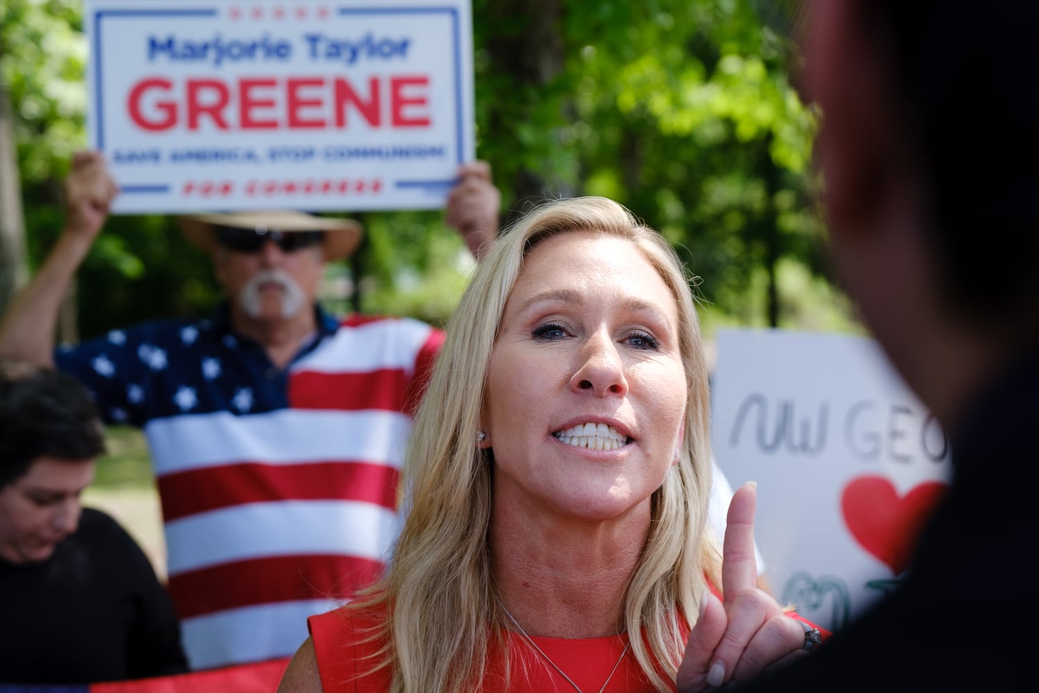 Marjorie Taylor Greene bus tour