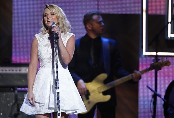 FILE - In this Dec. 2, 2014 file photo, Miranda Lambert performs during the CMT Artist of the Year Awards at the Schermerhorn Symphony Center in Nashville, Tenn. The ACMs announced Friday, Jan. 30, 2015, that Lambert is the top contender, including a nomination for entertainer of the year, pitting her against top-billing male stars Garth Brooks, Luke Bryan, Jason Aldean and Florida Georgia Line. Lambert is also nominated for album of the year for Platinum and female vocalist of the year. (Photo by Wade Payne/Invision/AP) Miranda Lambert is up for a leading eight ACM Awards. Photo: AP.