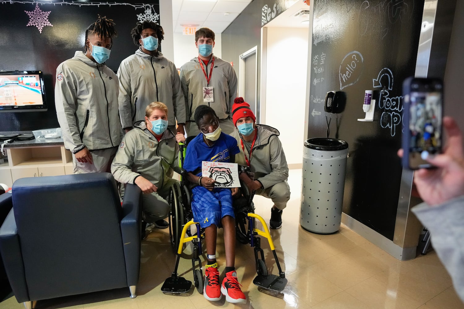 Chick-fil-A Peach Bowl hospital visit