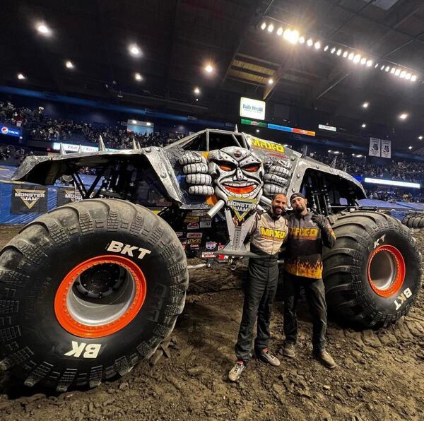 Watch as drivers battle using their 12,000-pound monster trucks at Gas South Arena.