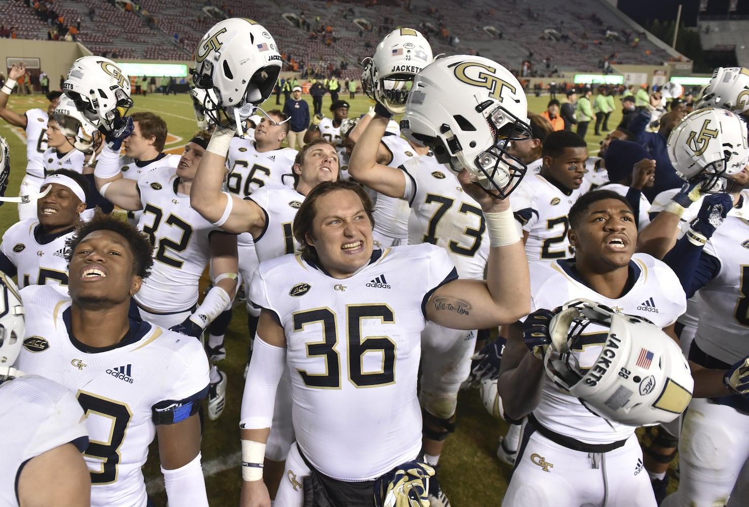 Photos: Georgia Tech upsets Virginia Tech again