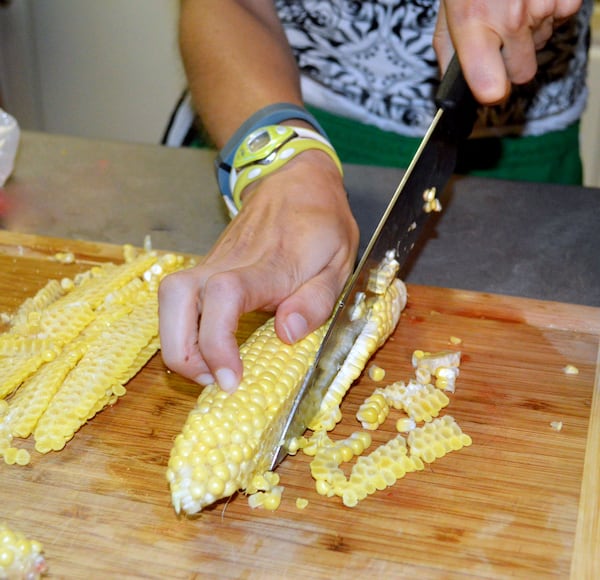 a messy cutting board adds clutter to your cooking!