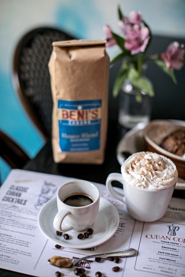  Finish a meal at Beni’s Cubano off with a Cuban coffee or café mocha. Credit: Heidi Geldhauser