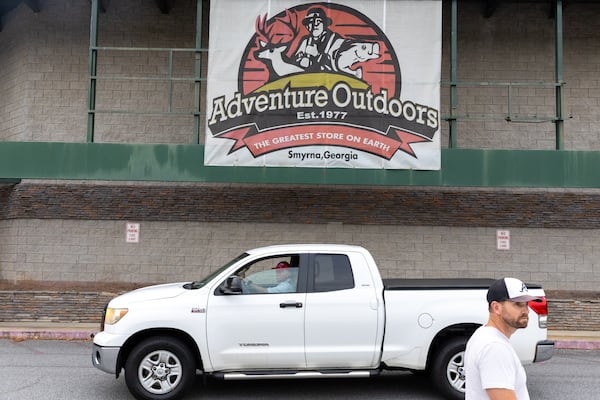 Adventure Outdoors in Smyrna, which bills itself as "The World's Largest Gun Store," has provided space for many Republican leaders over the years. (Arvin Temkar/AJC)