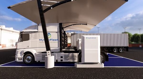 HydroFleet is investing $33 million in Pooler to build a hydrogen production and fueling station for heavy-duty trucks. (Courtesy of Savannah Economic Development Authority)