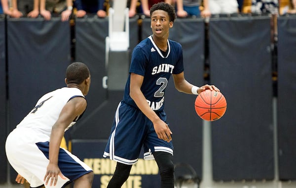 St. Francis player Kobi Simmons averaged 26.5 points, 4.1 rebounds and 3.9 assists for a 23-8 team that made its fourth consecutive state final. (Branden Camp/Special to AJC)