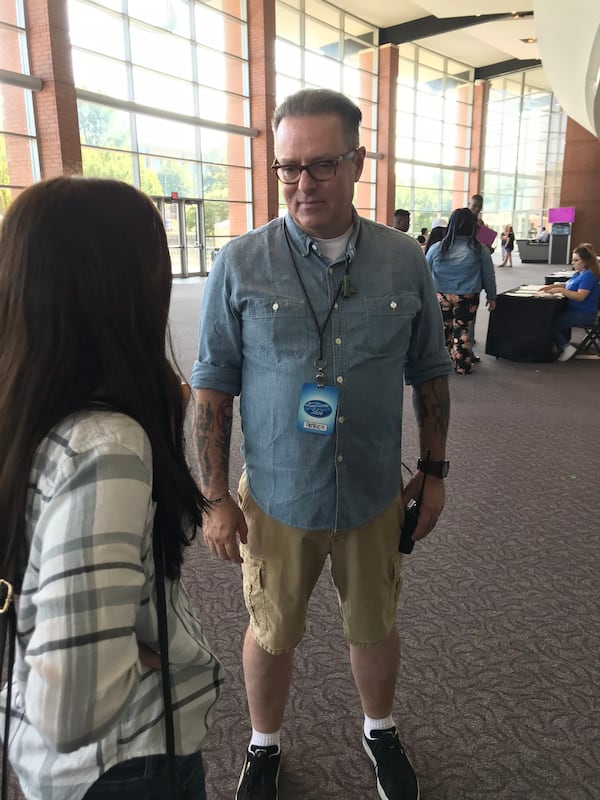 Patrick Lynn has been supervising "American Idol" auditions all 17 seasons. He was at Infinite Energy for the "catch all" auditions that enabled the show to finish up all the contestants the celebrity judges will see this fall. CREDIT: Rodney Ho/rho@ajc.com