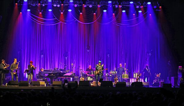 Elvis Costello & the Imposters, featuring Charlie Sexton on guitar, rocked the sold out Coca Cola Roxy Theatre on Tuesday, January 30, 2024.
Robb Cohen for the Atlanta Journal-Constitution