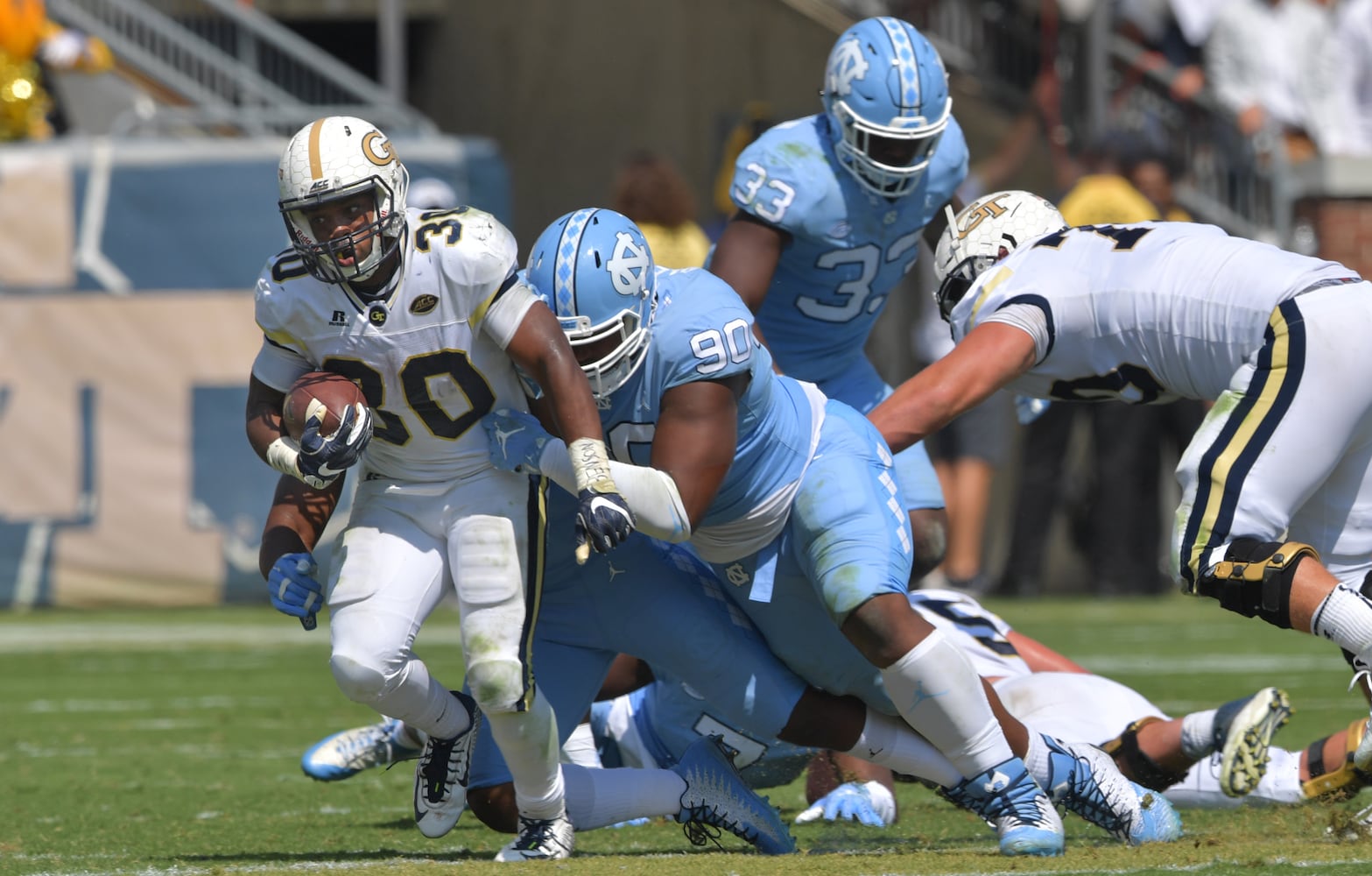 Photos: Georgia Tech cruises past North Carolina