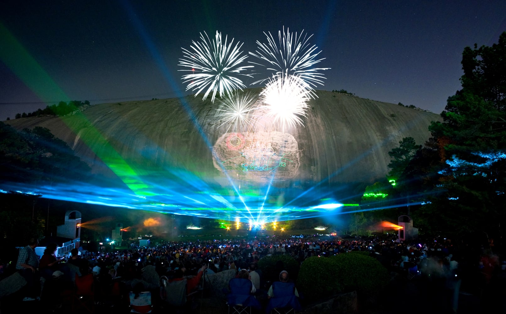 Stone Mountain Park Laser Show