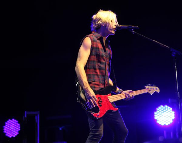 July 10, 2015 Atlanta: Riker Lynch sings onstage. R5, a five-piece band made up of four siblings and a family friend, performed at Verizon Wireless Amphitheater in Alpharetta on Friday night. Ross Lynch, vocalist, guitarist and frontman, stars on the Disney Channel show Austin & Ally. Jacob Whitesides and Ryland opened for the headliner. HAYDEN FIELD / HAYDEN.FIELD@AJC.COM