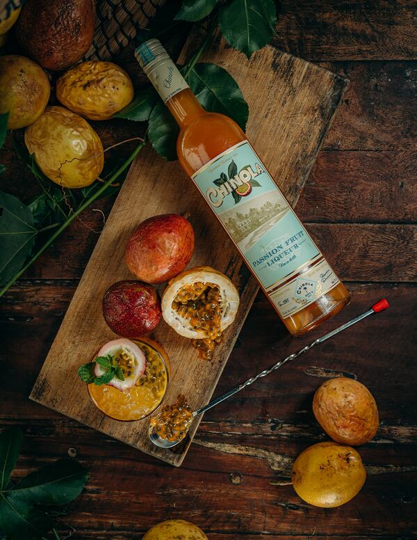 A bottle of Chinola offers the bright flavor of Dominican Republic passion fruit. Courtesy of Chinola