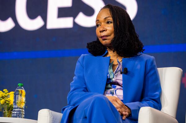 231211 ATLANTA, GA — Spelman College president Helene Gayle participates in the HOPE Global Forums at the Hyatt Regency in downtown Atlanta on Monday, Dec. 11, 2023. 
(Bita Honarvar for The Atlanta Journal-Constitution)