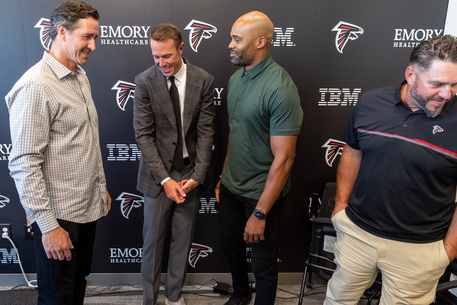 Matt Ryan retirement press conference photo
