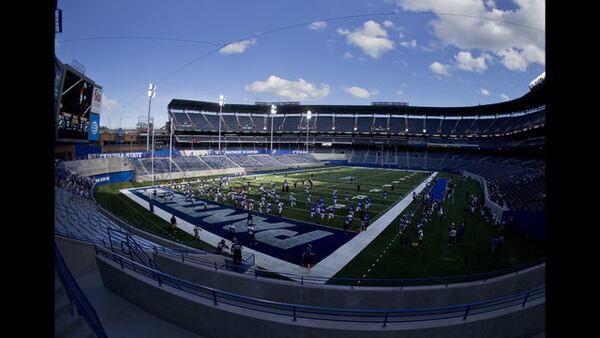 Georgia State Stadium, the new home of the Panthers football program, in the former Turner Field. 