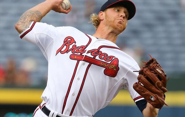 Mike Foltynewicz, coming back from a September blood-clot scare and related surgery to remove part of a rib, has given the Braves reason to believe he'll be ready April 12 when they need a fifth starter for the first time. (Curtis Compton/ AJC file photo)