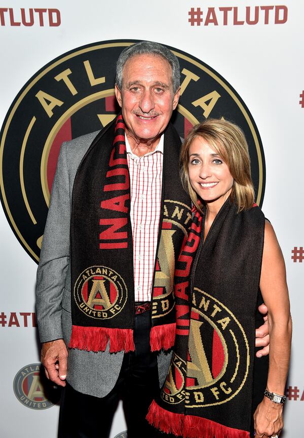 Arthur and Angela Blank at a 2015 MLS Atlanta event in Atlanta. (Photo by Paras Griffin/Getty Images for MLS Atlanta). This year marks Angela Blank’s third time co-chairing the 5k/Walk Like MADD fundraiser that this year ends up in a big way inside Mercedes-Benz Stadium.