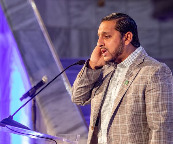 Imam Shamikh Sahadat delivered the prayer at the Georgia state Senate on Tuesday.