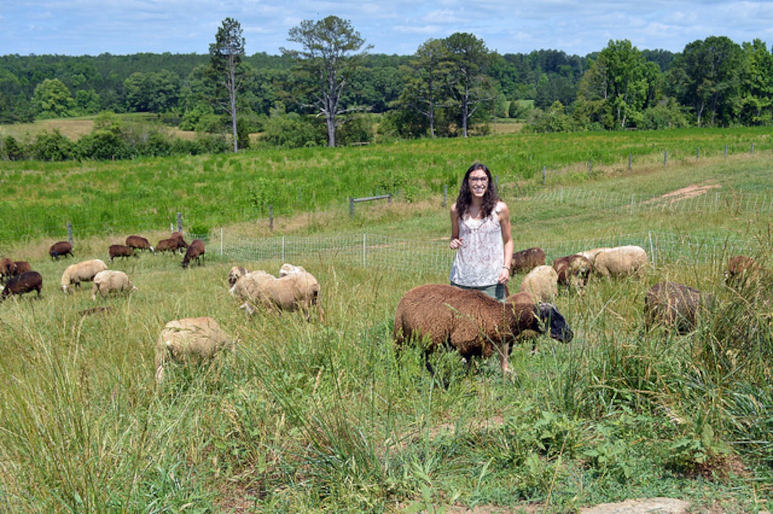 Taking a tour of Many Fold Farm