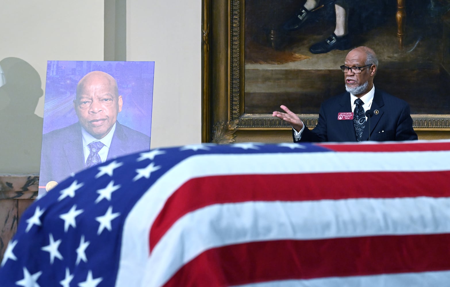 John Lewis at the State Capitol