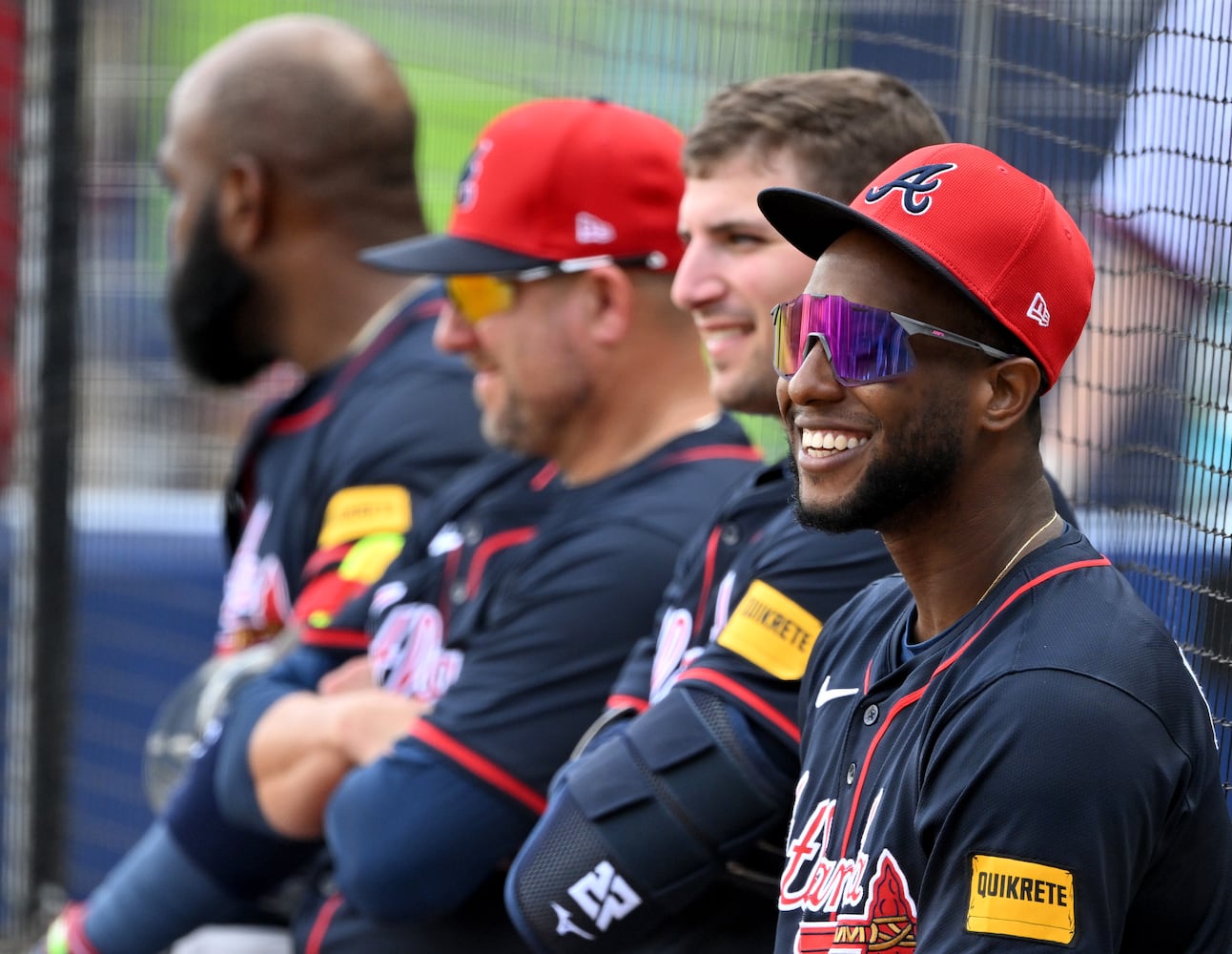 First full-squad spring training workouts