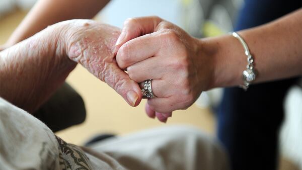 Protecting the elderly. (Photo: Bita Honarvar/AJC)