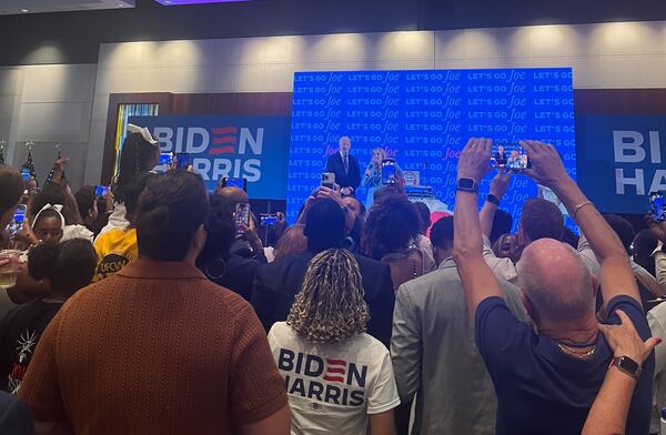 President Joe Biden and First Lady Jill Biden went to the Hyatt Regency in downtown after the debate.