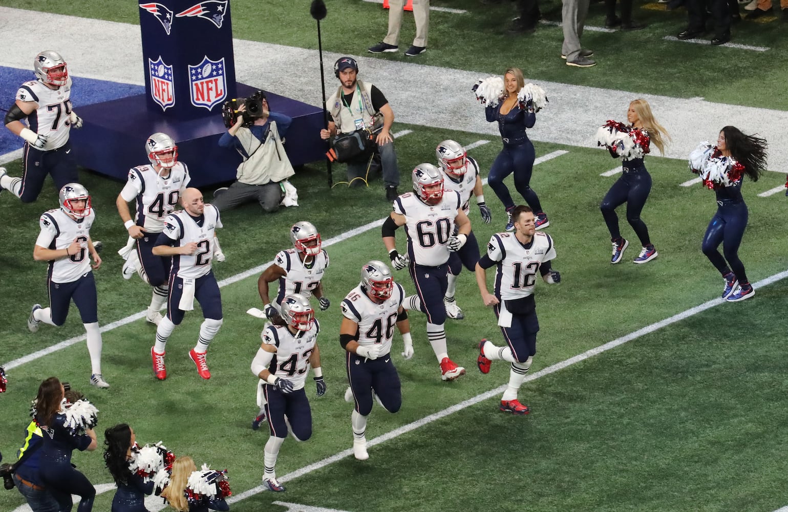 Photos: The Super Bowl scene inside Mercedes-Benz Stadium