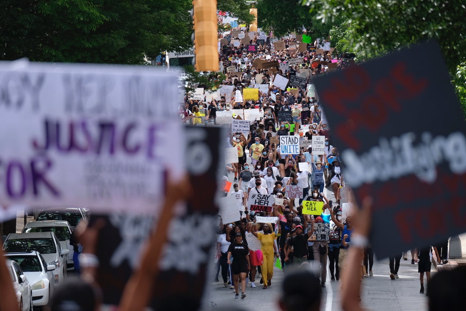 PHOTOS: 10th day of protests in Atlanta