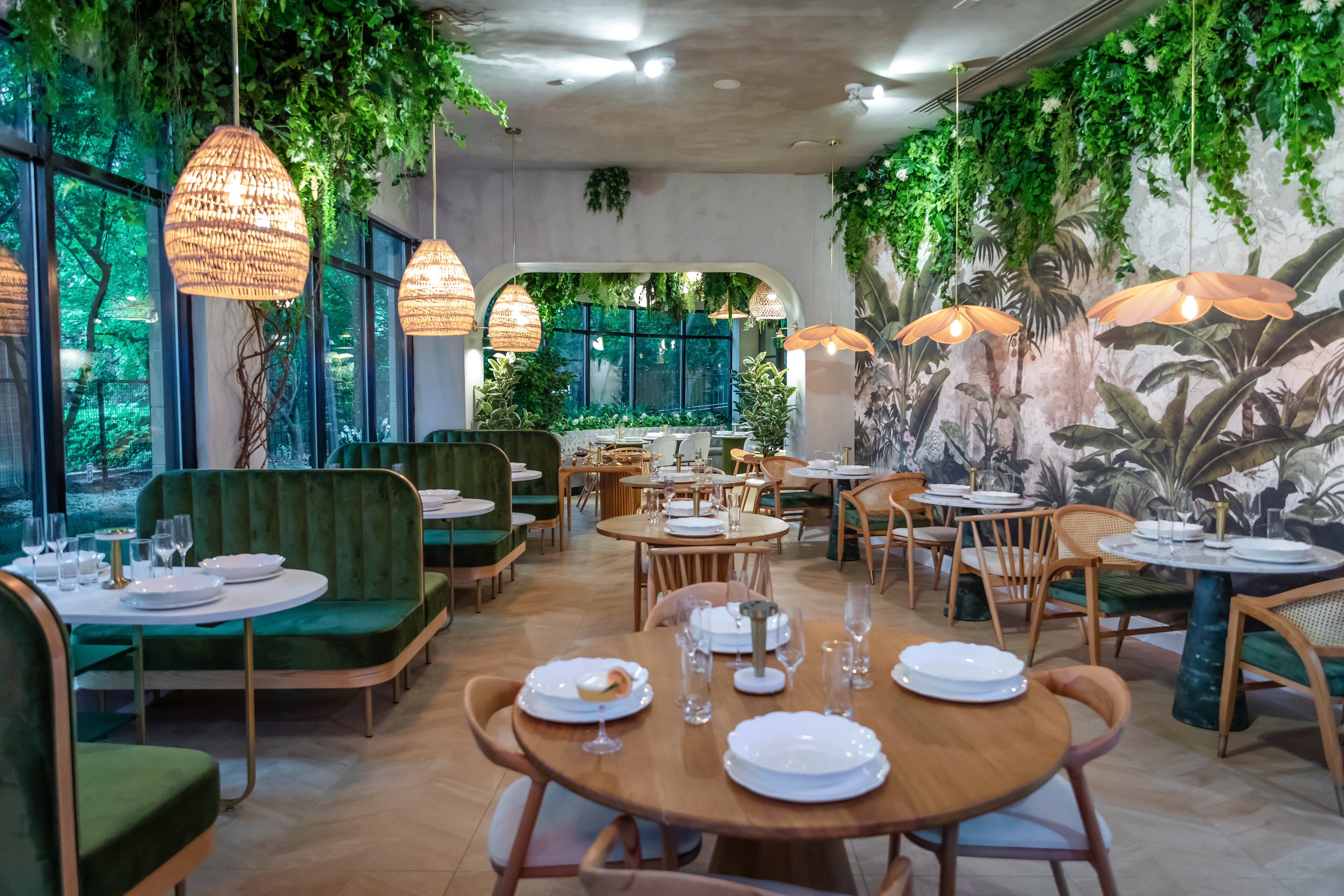 The interior of Verdure Kitchen + Cocktails. / Courtesy of Nalegé Photography