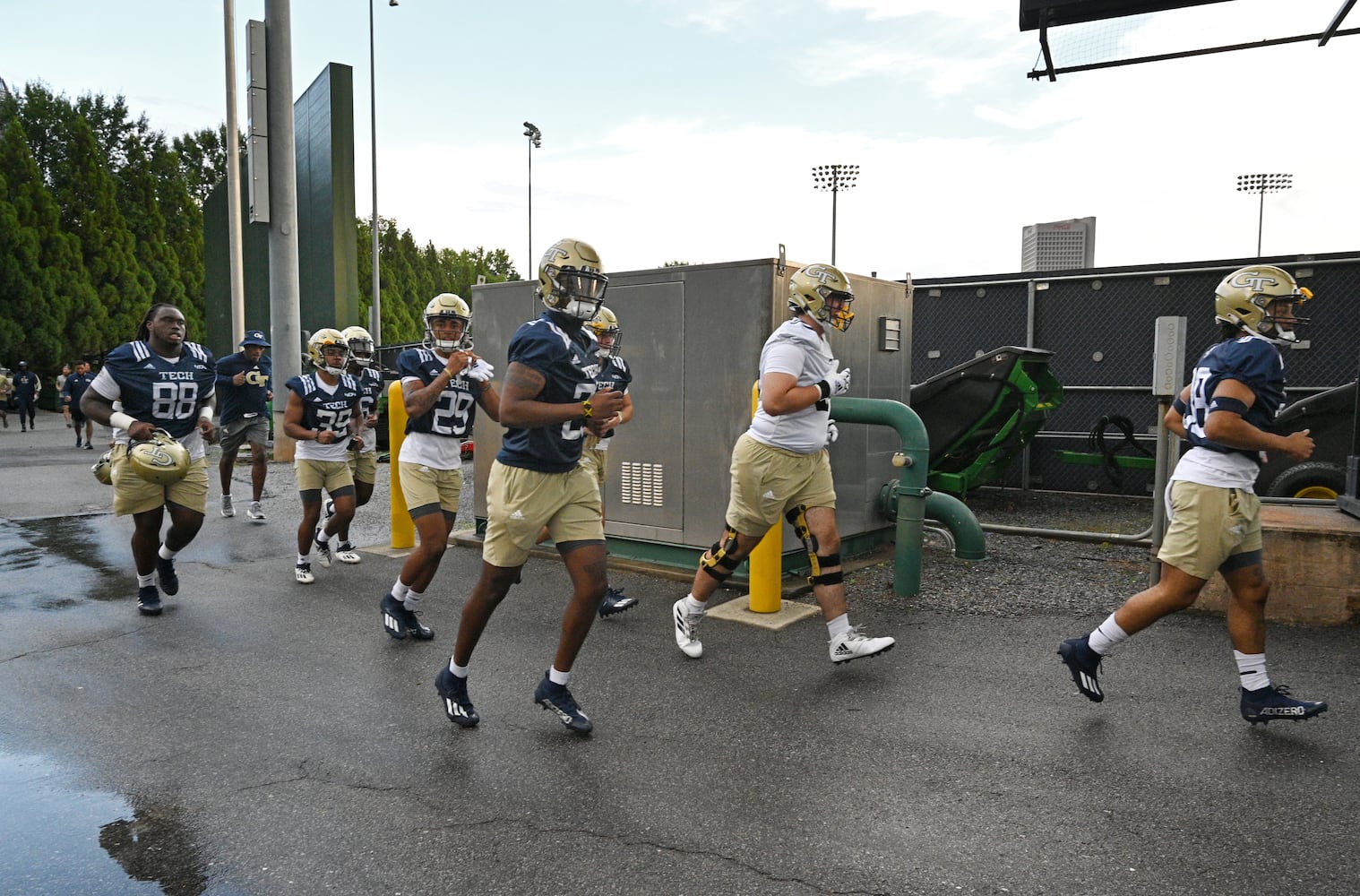 Georgia Tech football practice photo